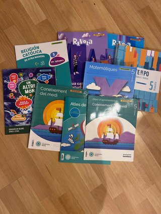 Libros SAFA HORTA 5 primaria