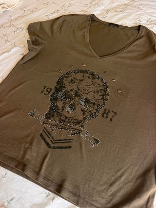 Camiseta IKKS Calavera Estrellas Marrón