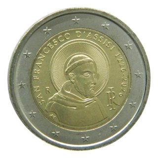 Moneda Italia 2€ San Francesco 1226-2026