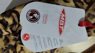 Esparteñas MBT Beige/Marrón Talla 39