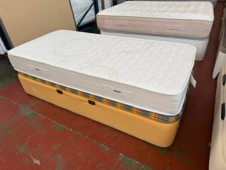 Cama nido tapizada + colchón Pikolin 90x190