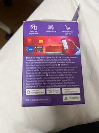 Enchufe Inteligente Wiz Wi-Fi y Control por Voz