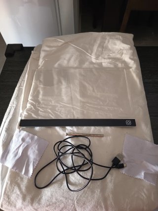 Pantalla de cristal para dibujo