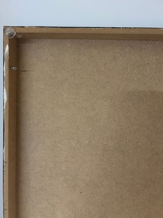 Cuadro grande texturizado beige y gris