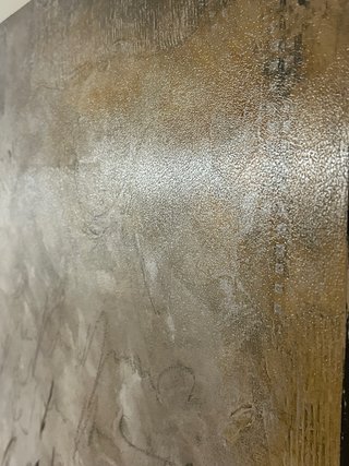 Cuadro grande texturizado beige y gris