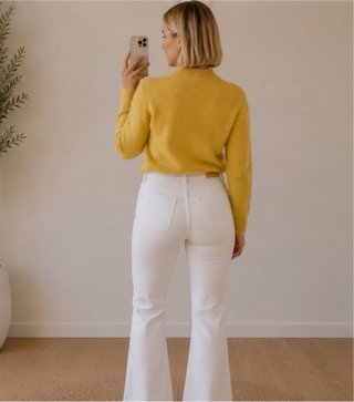 Conjunto Jersey Paris y Vaquero Campana