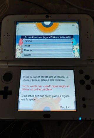 Pokémon Zafiro Alpha Nintendo 3DS