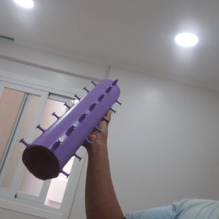Perchero infantil lápiz morado