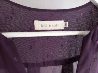 Blusa Plumeti morada Indi & Cold Talla S
