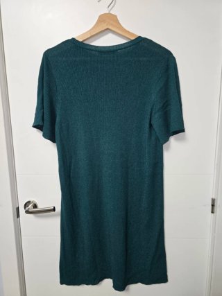 Vestido Zara verde