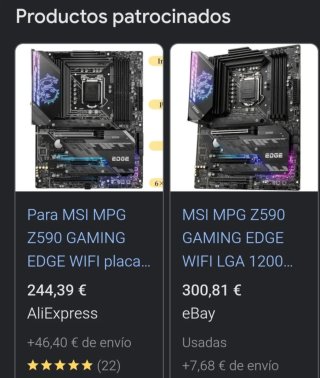 Placa Base MSI MAG Z590 Gaming Edge Wifi