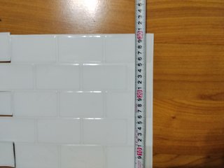 Paneles Vinilo Adhesivo Baldosa Blanca 30.5x30.5