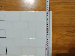 Paneles Vinilo Adhesivo Baldosa Blanca 30.5x30.5