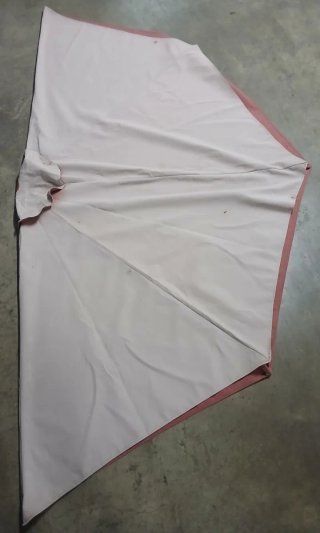 Estructura Parasol 275 cm de 8 varillas, aluminio