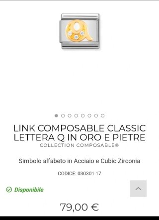 Bracciale Nomination Charm Cuore e Quadrifoglio