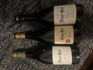 Caja 3 botellas vino Monte Real Bodegas Riojanas