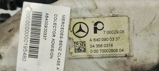 COLECTOR ADMISION MERCEDES-BENZ CLASE A (W169) A6