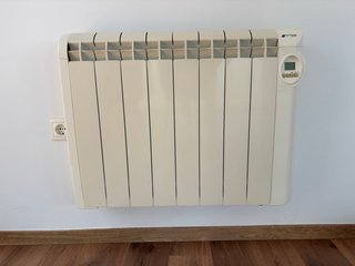 Radiador Eléctrico Aluminio Digital Beige