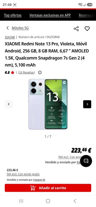Xiaomi Redmi Note 13 Pro Nuevo