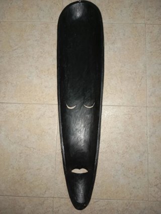 Máscara africana decorativa tribal