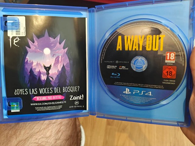 A Way Out PS4 (PlayStation 4) Juego