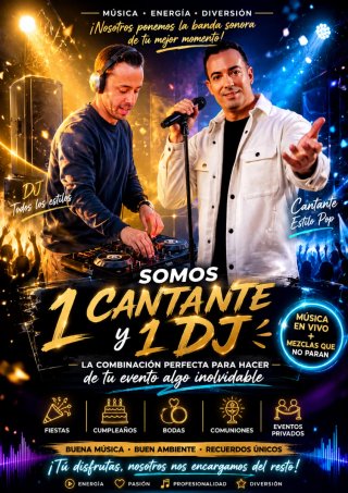 Cantante y Dj