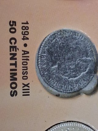 50 céntimos Alfonso XIII 1894