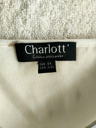 Camisa Charlott tirantes dorados talla M