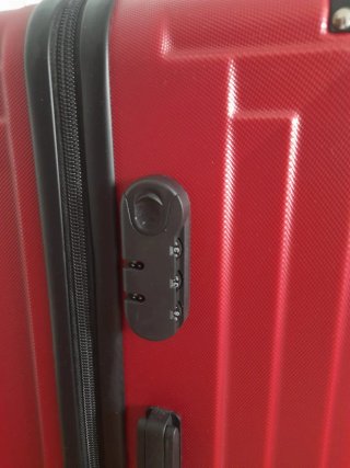 Maleta grande rígida 4 ruedas roja