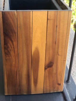 Jardineras de madera natural