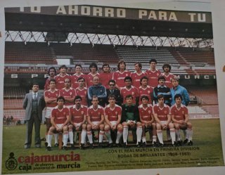Foto equipo Real Murcia 1908-1983