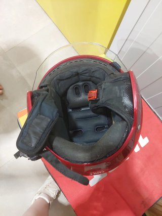 Casco de moto MT Helmets rojo