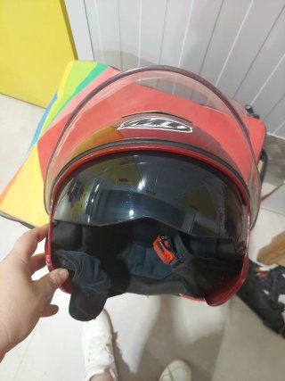 Casco de moto MT Helmets rojo