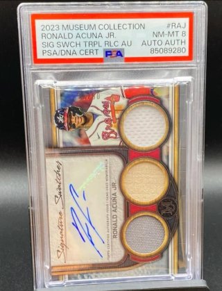 Ronald Acuña Jr. 2023 Museum Collection Card # /50