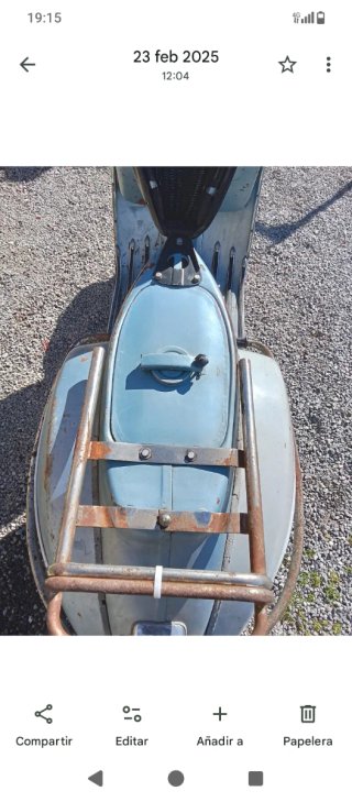 Vespa 150 Azul/Gris 1966