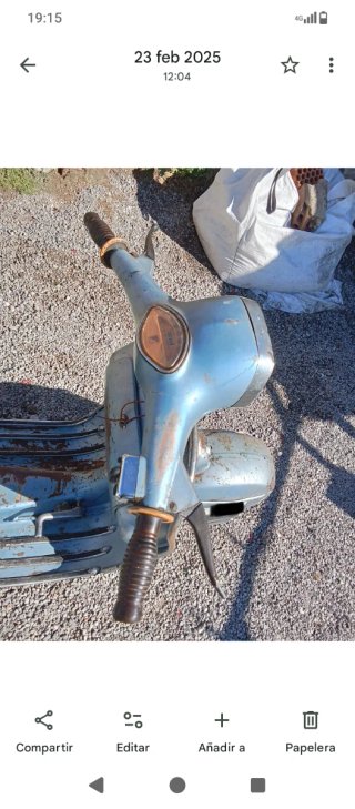 Vespa 150 Azul/Gris 1966