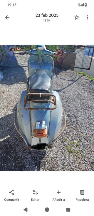 Vespa 150 Azul/Gris 1966