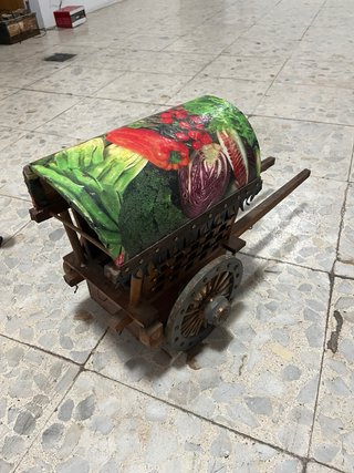 Carro de mulas hecho a mano