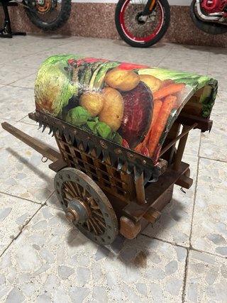 Carro de mulas hecho a mano