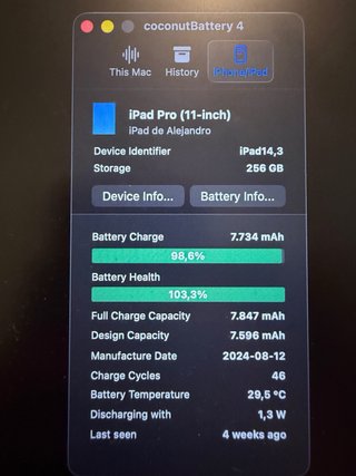 iPad Pro M2 11” 256GB Wifi Argento