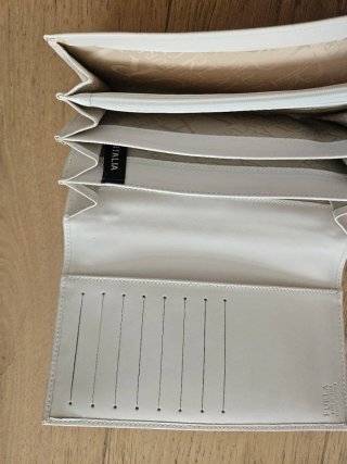 Cartera Furla Piel Blanca Flor