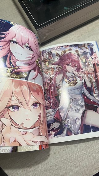 Libro de arte no oficial - Yae Genshin