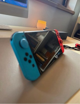 Nintendo Switch OLED Joy-Con Blu/Ros
