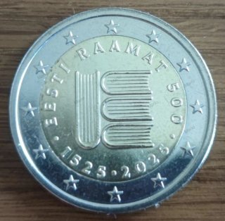 Moneda Estonia 2025 2 Euro