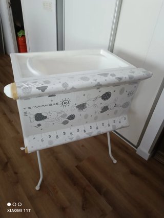 Bañera y cambiador bebé