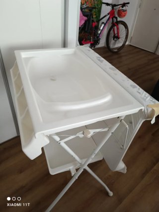 Bañera y cambiador bebé