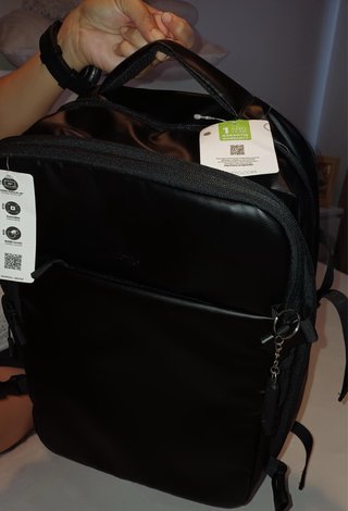 Maleta Totto Negra Nueva con Etiquetas