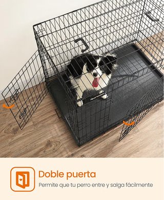 Jaula para perro XL Feandrea