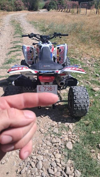 Suzuki LTZ Quad Rojo y Blanco