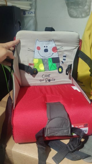 Asiento elevador bebé CHAT QUI ROULE